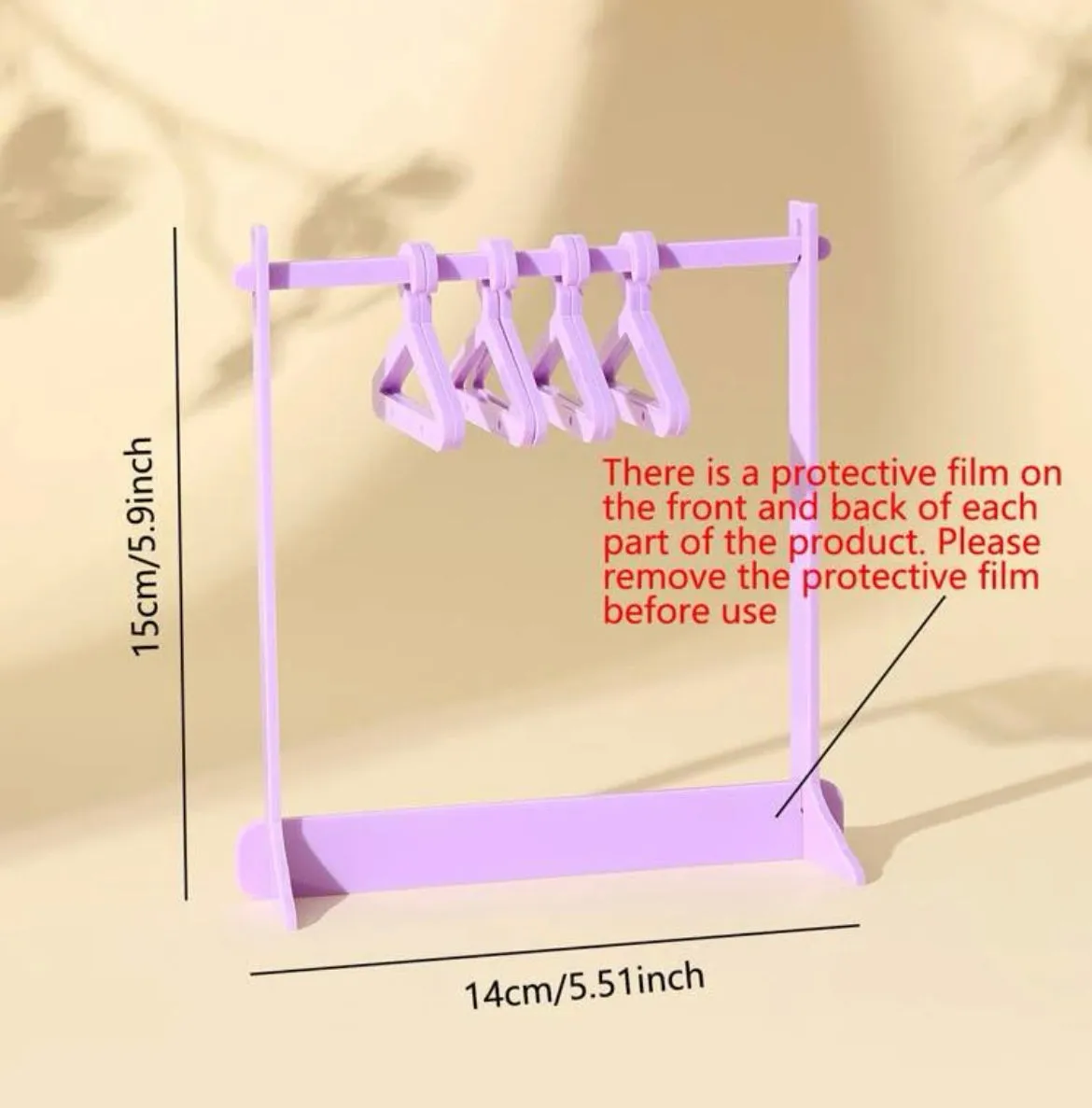 EARRING RACK W/HANGERS (PASTEL)