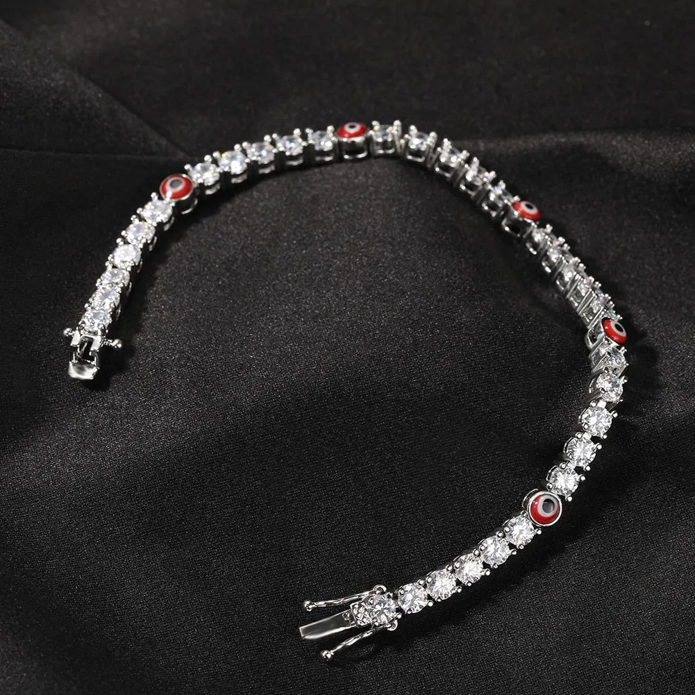 Evil eye Tennis BRACELET 4mm