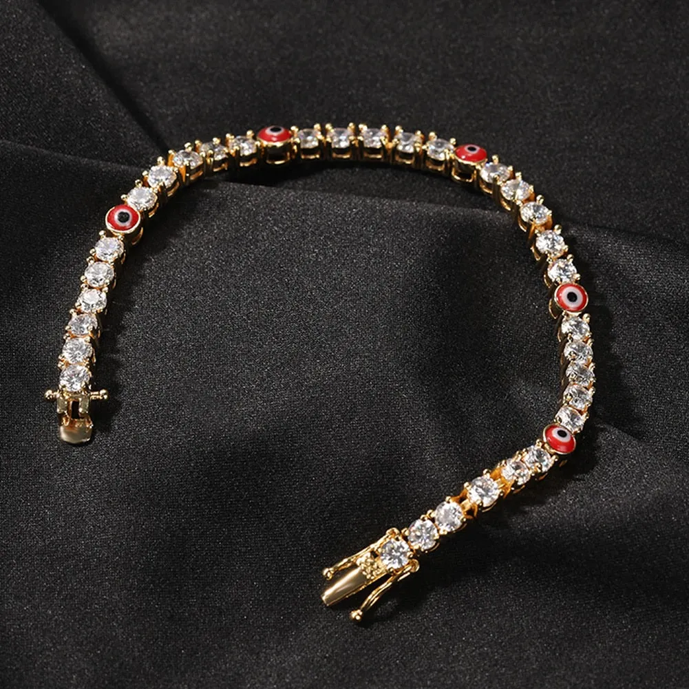 Evil eye Tennis BRACELET 4mm