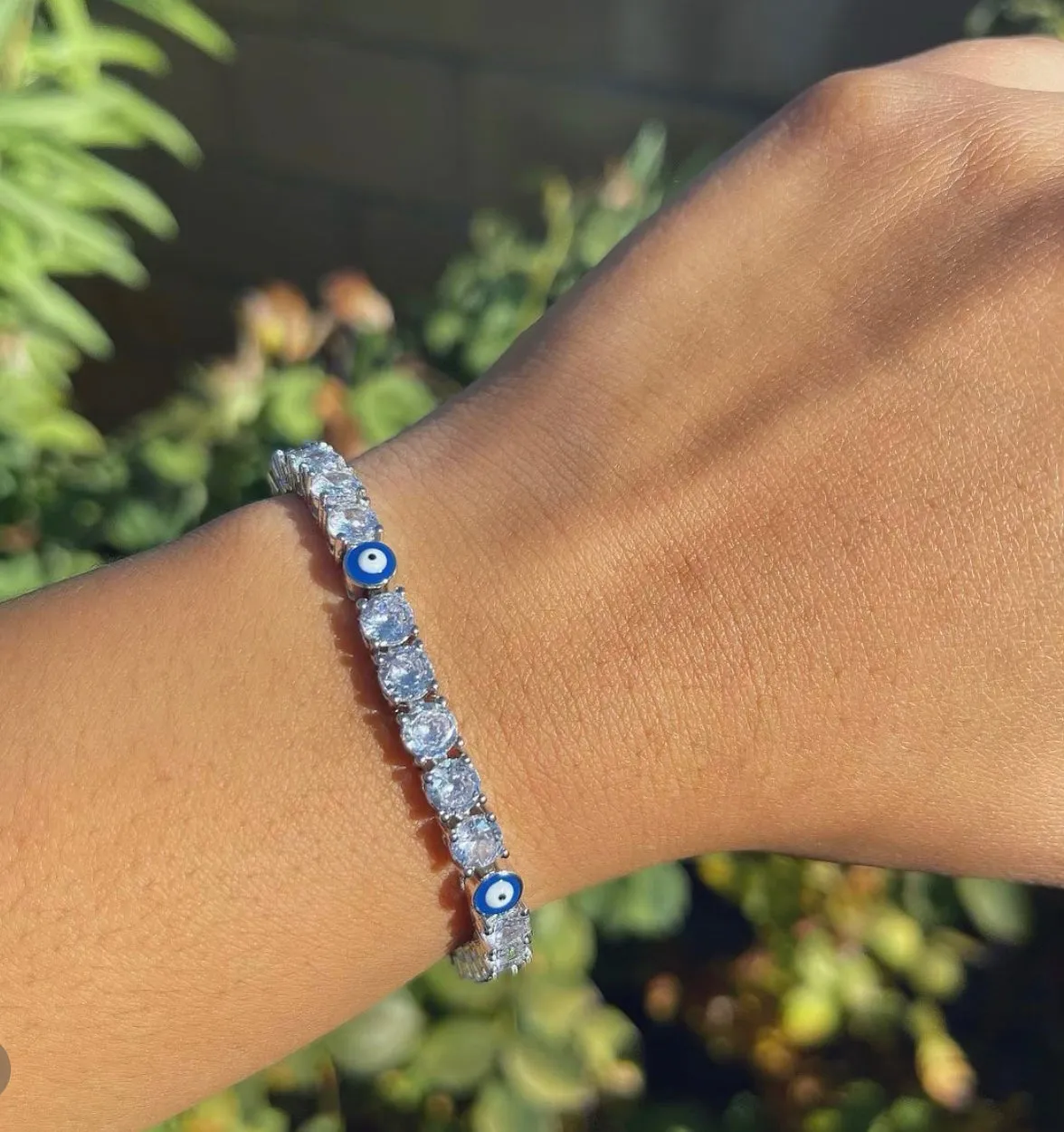 Evil eye Tennis BRACELET 4mm