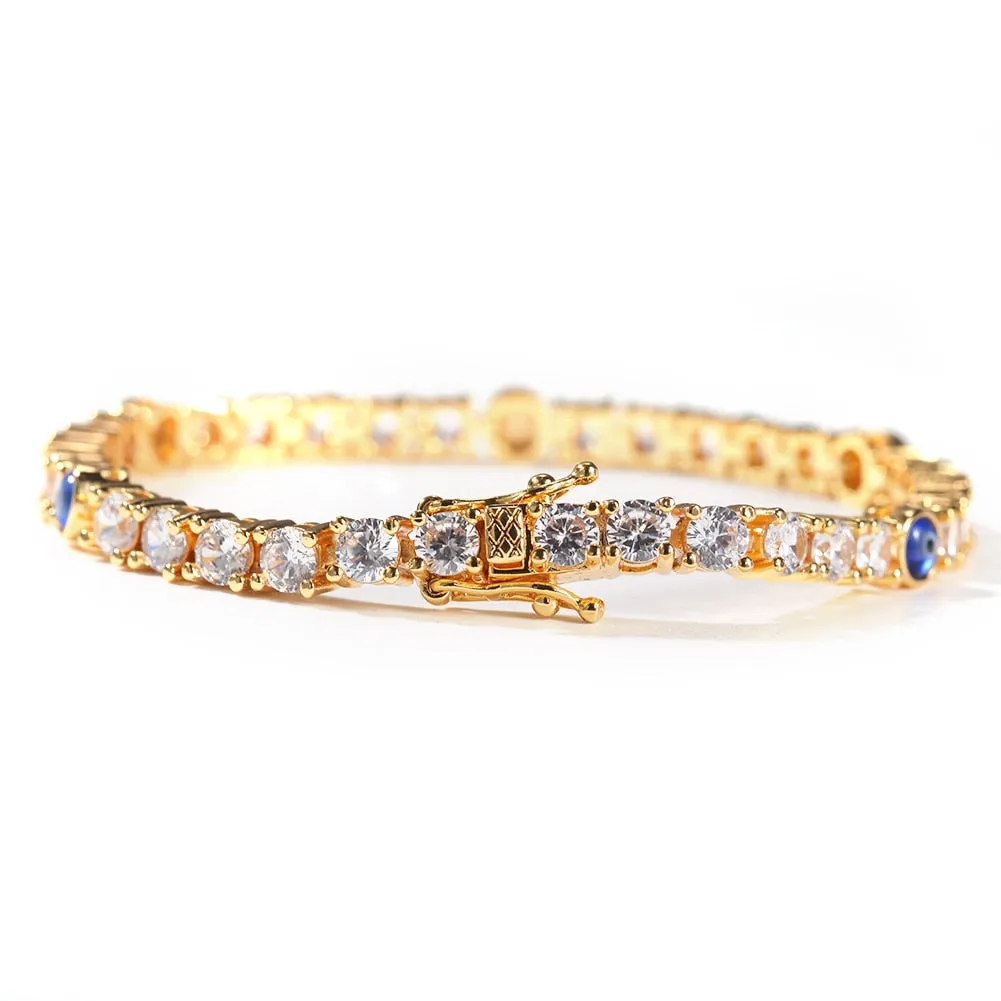 Evil eye Tennis BRACELET 4mm