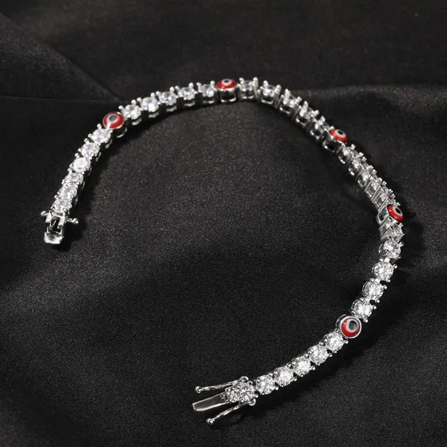 Evil eye Tennis BRACELET 4mm