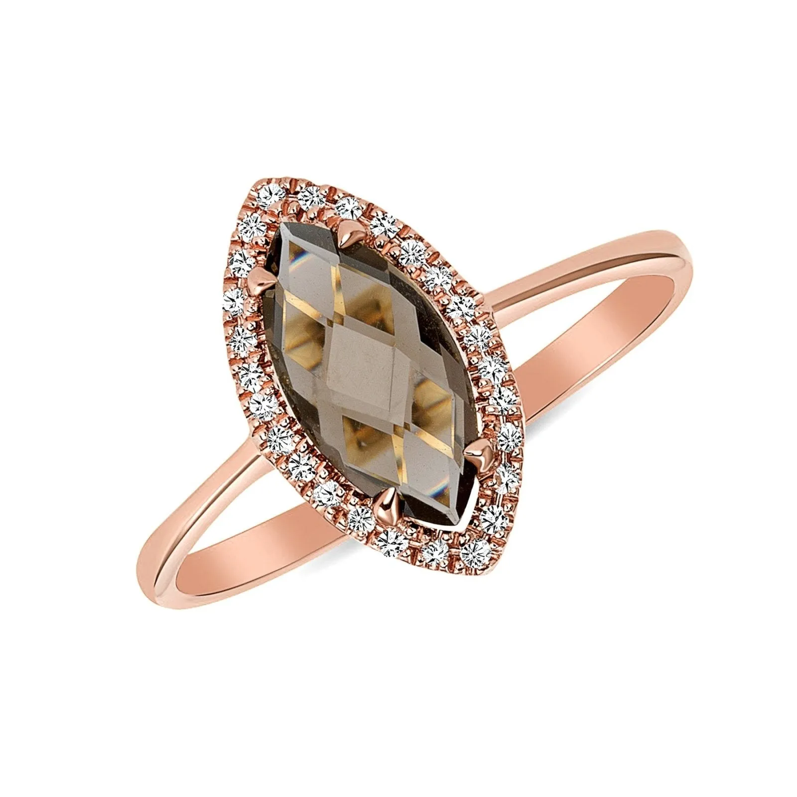 Eyelight Smokey Quartz Ring