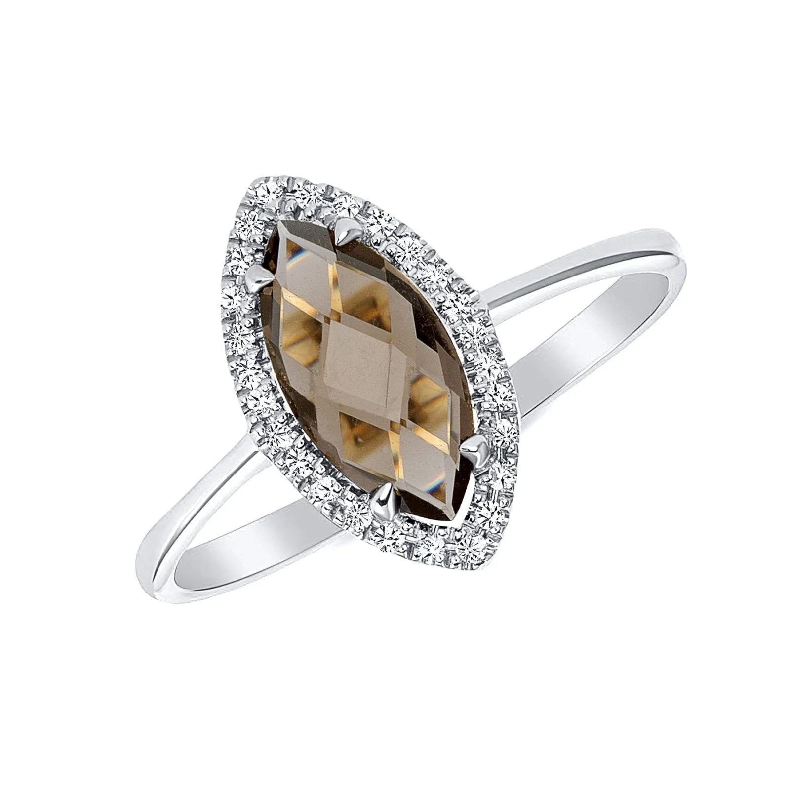 Eyelight Smokey Quartz Ring