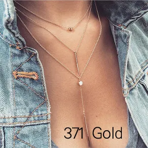 Fashion maxi necklace collier vintage charm chain necklace bohemian tassel choker necklace boho necklace women jewelry XL371