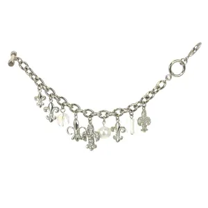 Fleur De Lis Charm Bracelet
