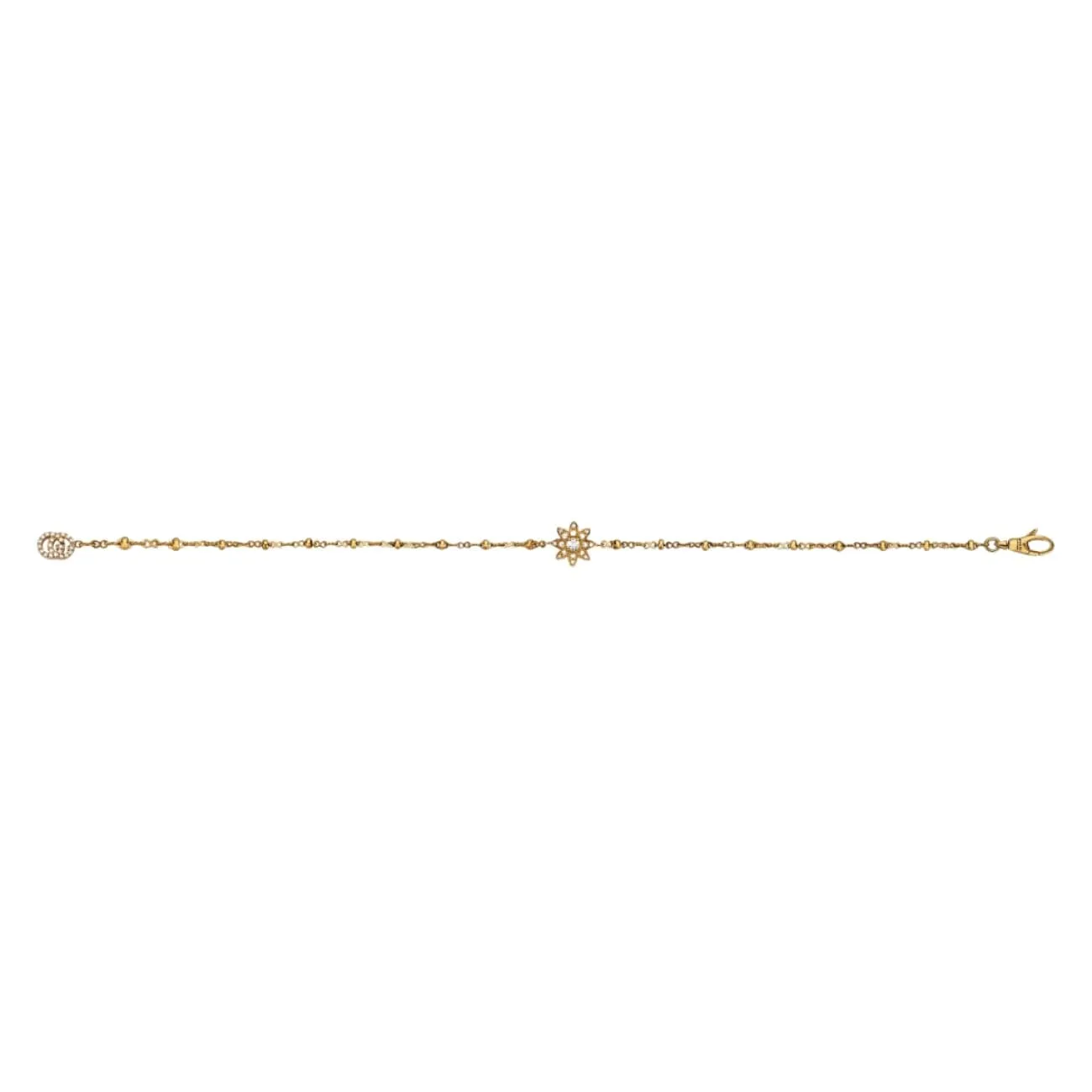 Flora 18K Yellow Gold Diamond Bracelet