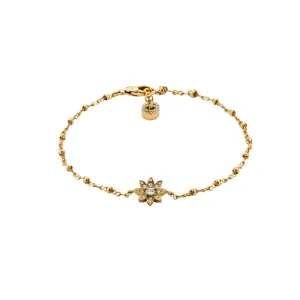 Flora 18K Yellow Gold Diamond Bracelet