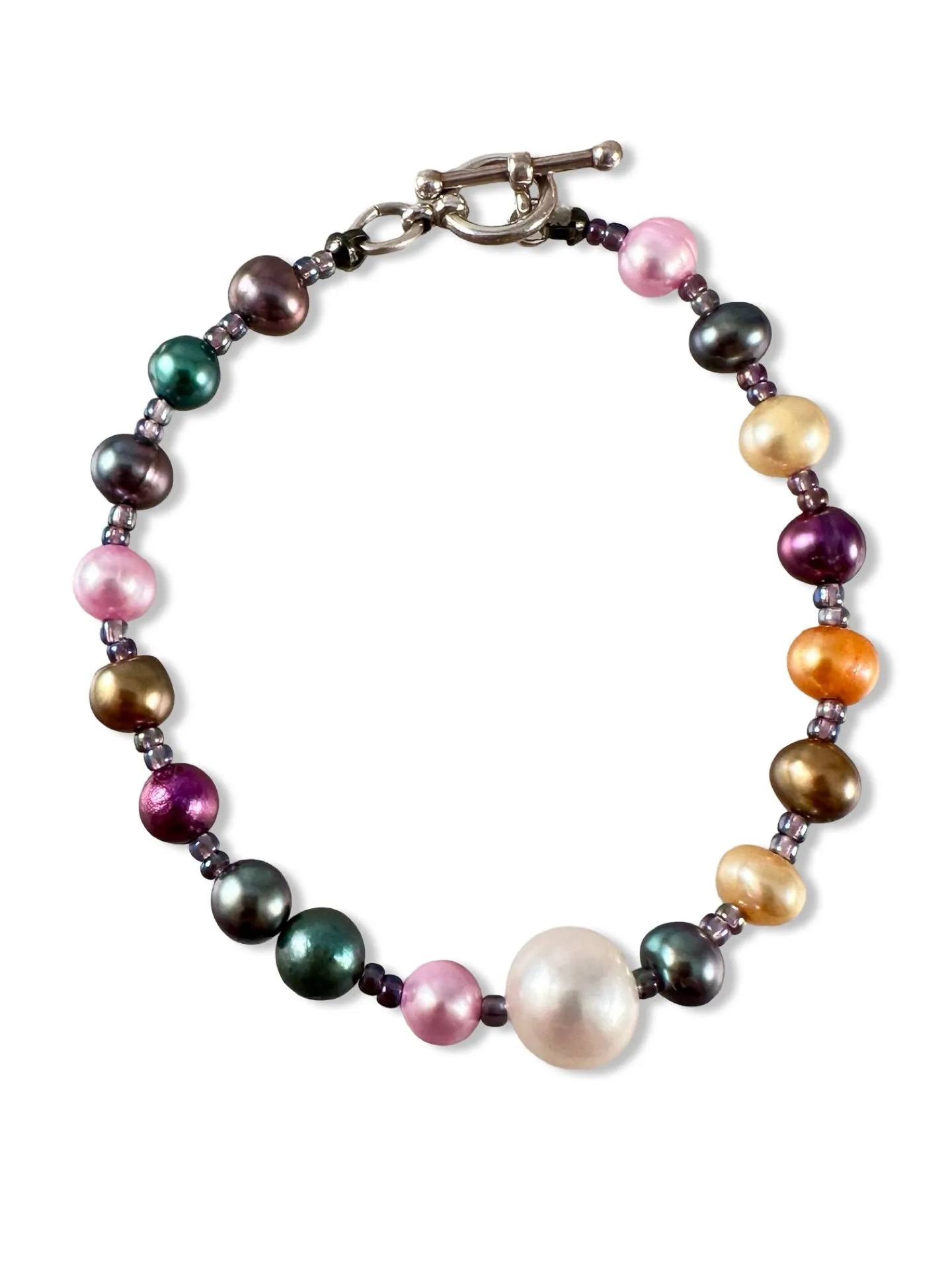 Freshwater Pearl Toggle Bracelet