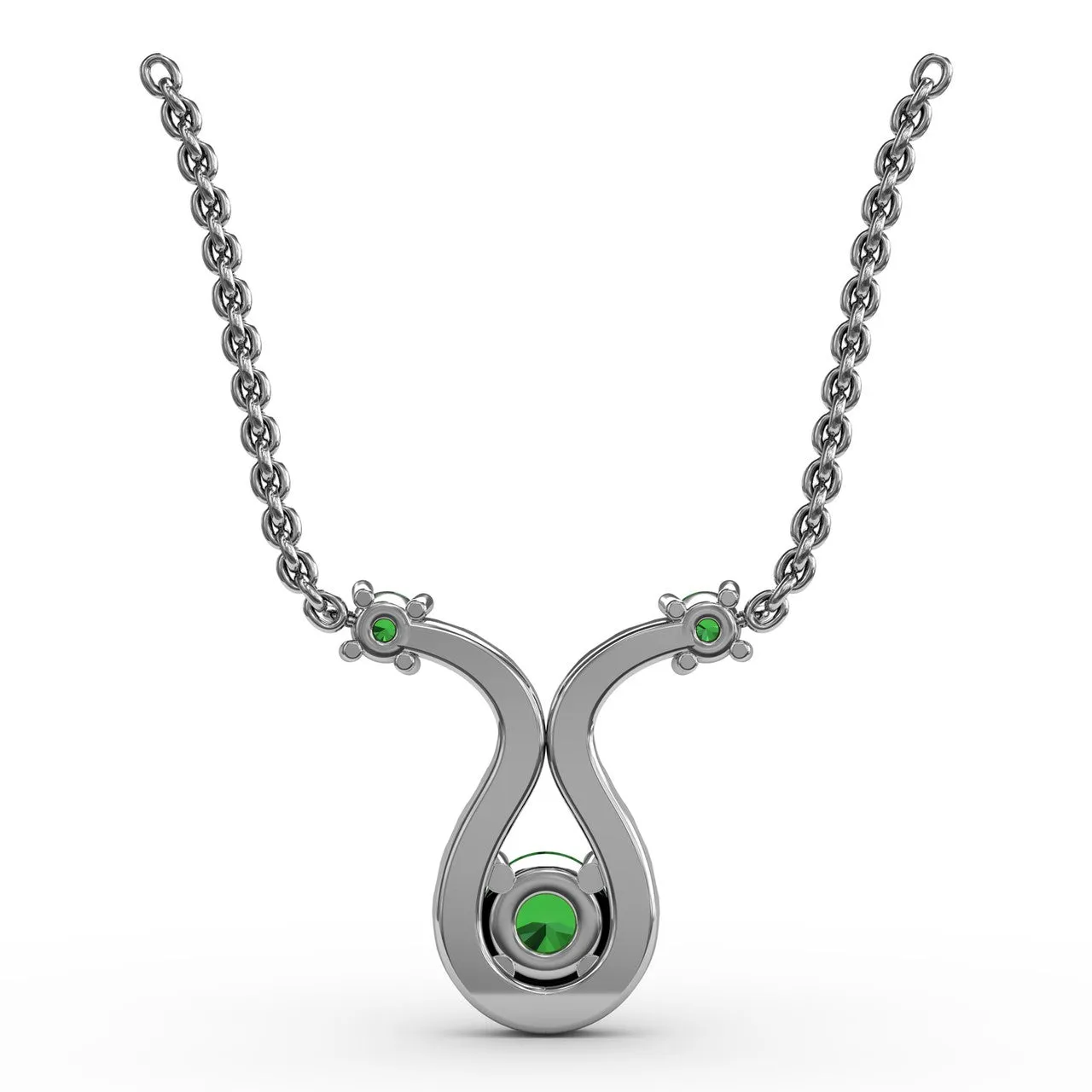 Full of Life Emerald and Diamond Pendant