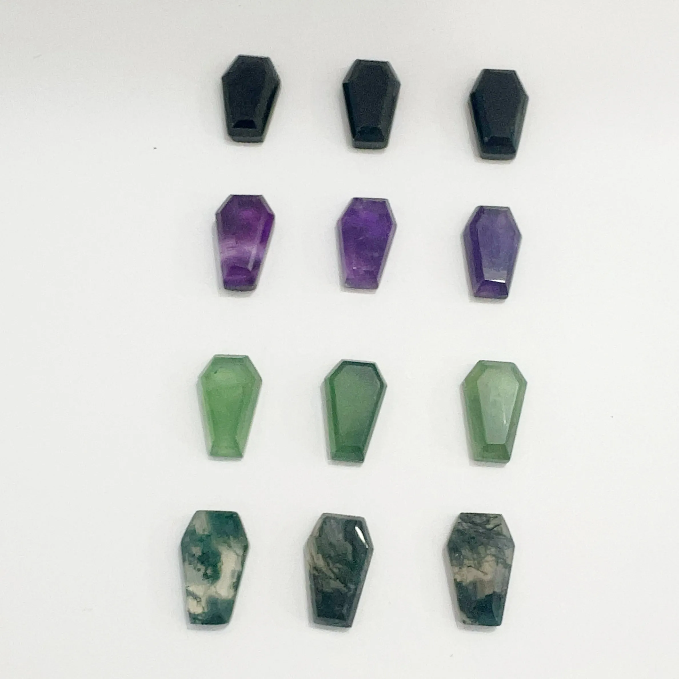 Gemstone Coffin Ring / CUSTOM Gemstone