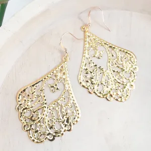 Gia Statement Filigree Earrings
