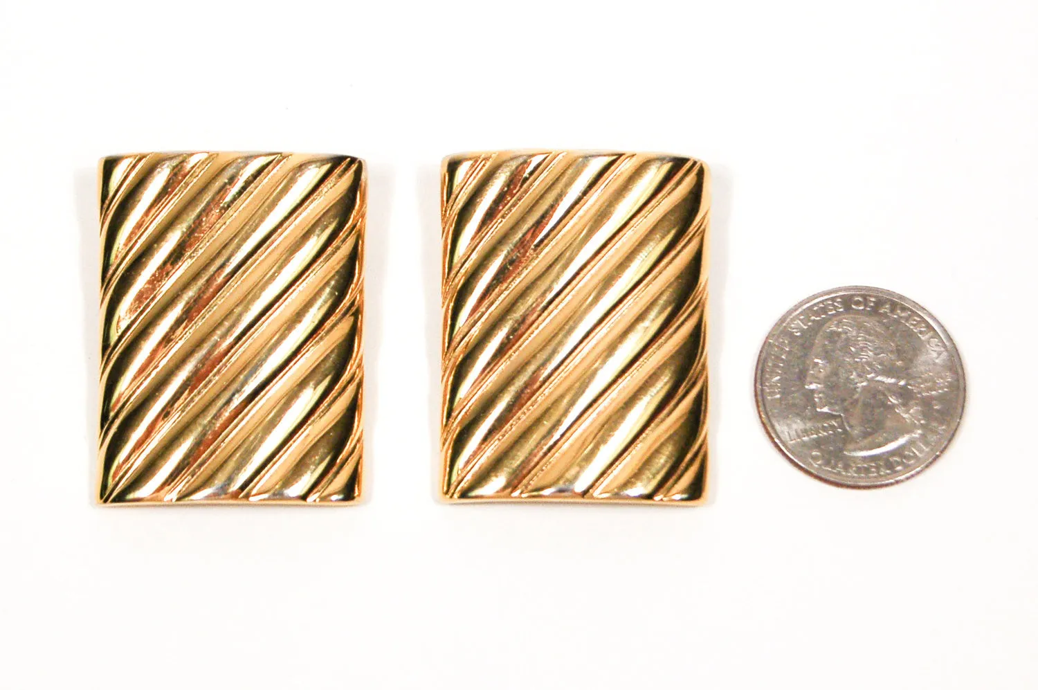 Givenchy  Couture Bold Gold Statement Earrings