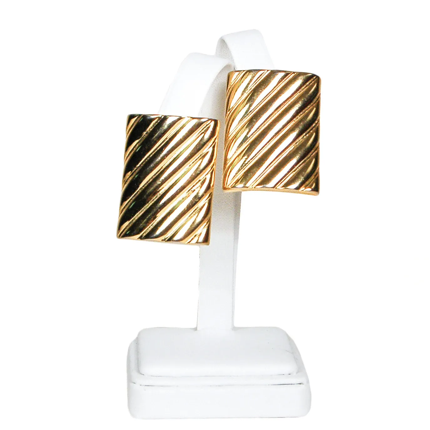 Givenchy  Couture Bold Gold Statement Earrings