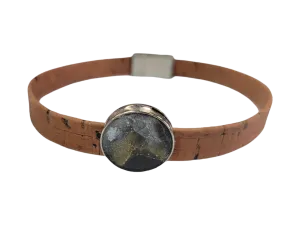 Go Gray Unisex Cancer Awareness Cork Bracelet