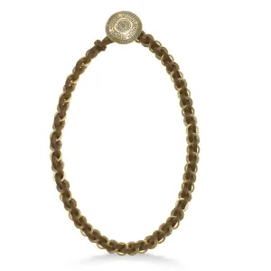 GOLD AND LEATHER  NECKLACES #303GD1401 (5C4/4D2/3B2/6D6)