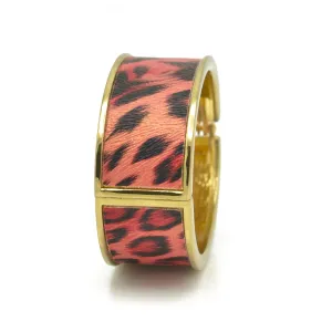 Gold Animal print Faux bracelet #SCXC-0913-16_RED (TD14