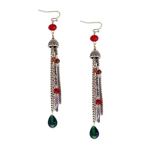 GOLD BROWN MIX EARRING  #SE30660-1_G-BRW_MIX (FE3)