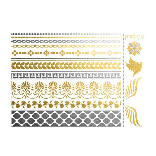 Greek Bracelets and Wings Set