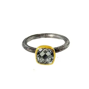 Green Amethyst Ring