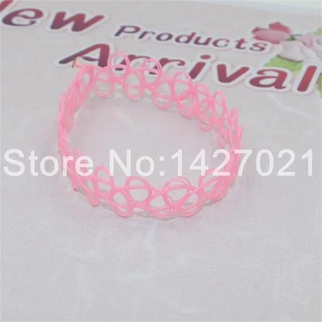 Handmade Hot Selling Vintage Stretch Tattoo bracelet Gothic Punk Grunge Henna Elastic with bracelet