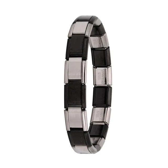 Hapiship  Women's Jewelry 9mm Width  Elastic Charm Bracelet