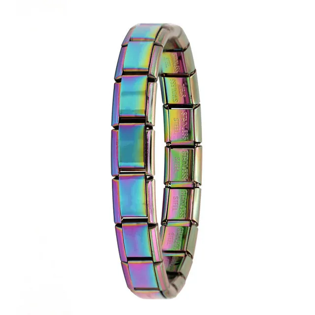 Hapiship  Women's Jewelry 9mm Width  Elastic Charm Bracelet