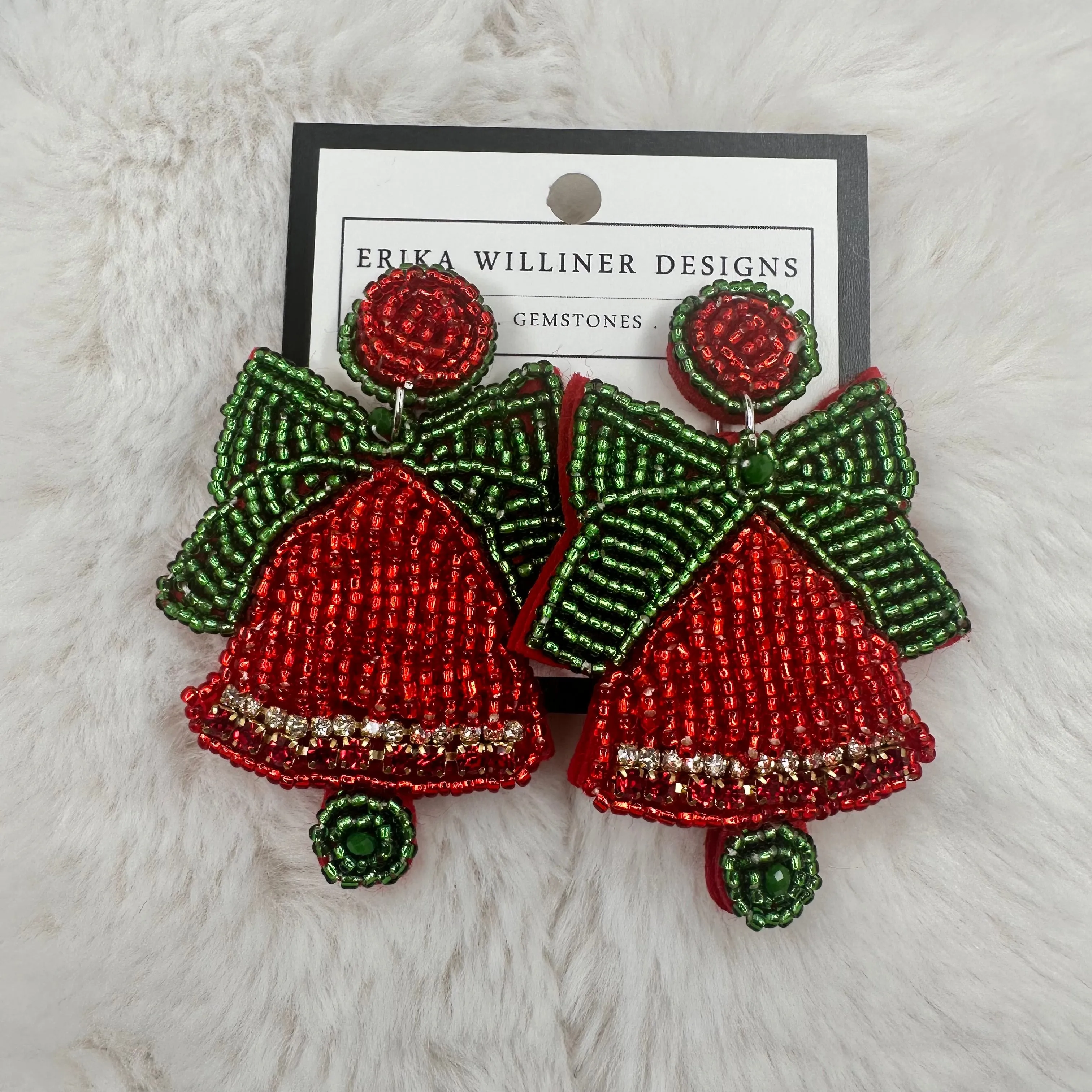 Holiday Collection Beaded Earrings | Erika Williner Designs