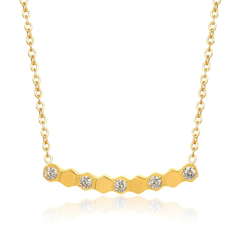 Honeycomb Style Necklace