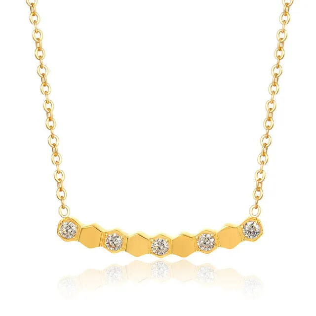 Honeycomb Style Necklace