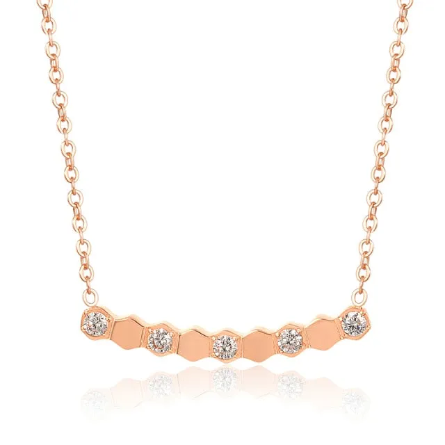 Honeycomb Style Necklace
