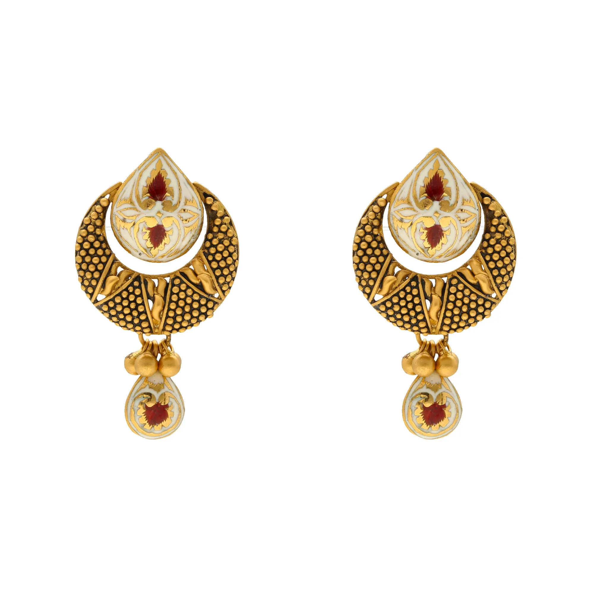 Irya Pendant Set in 22K Yellow Gold (27.8gm)