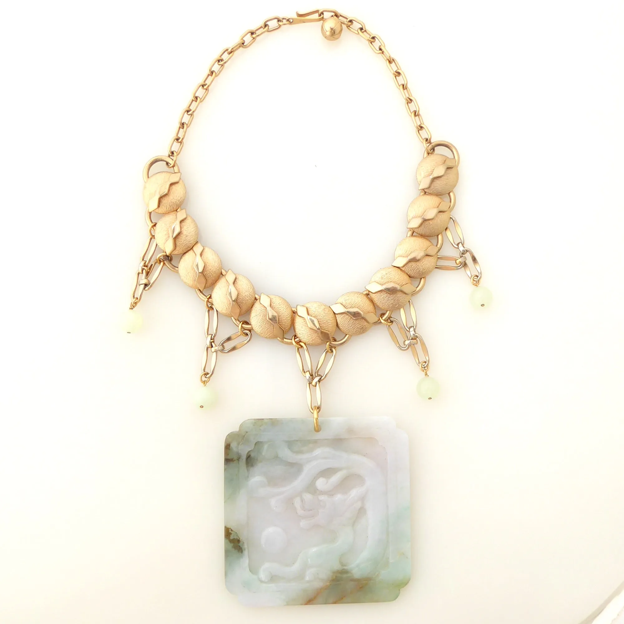 Jade dragon necklace