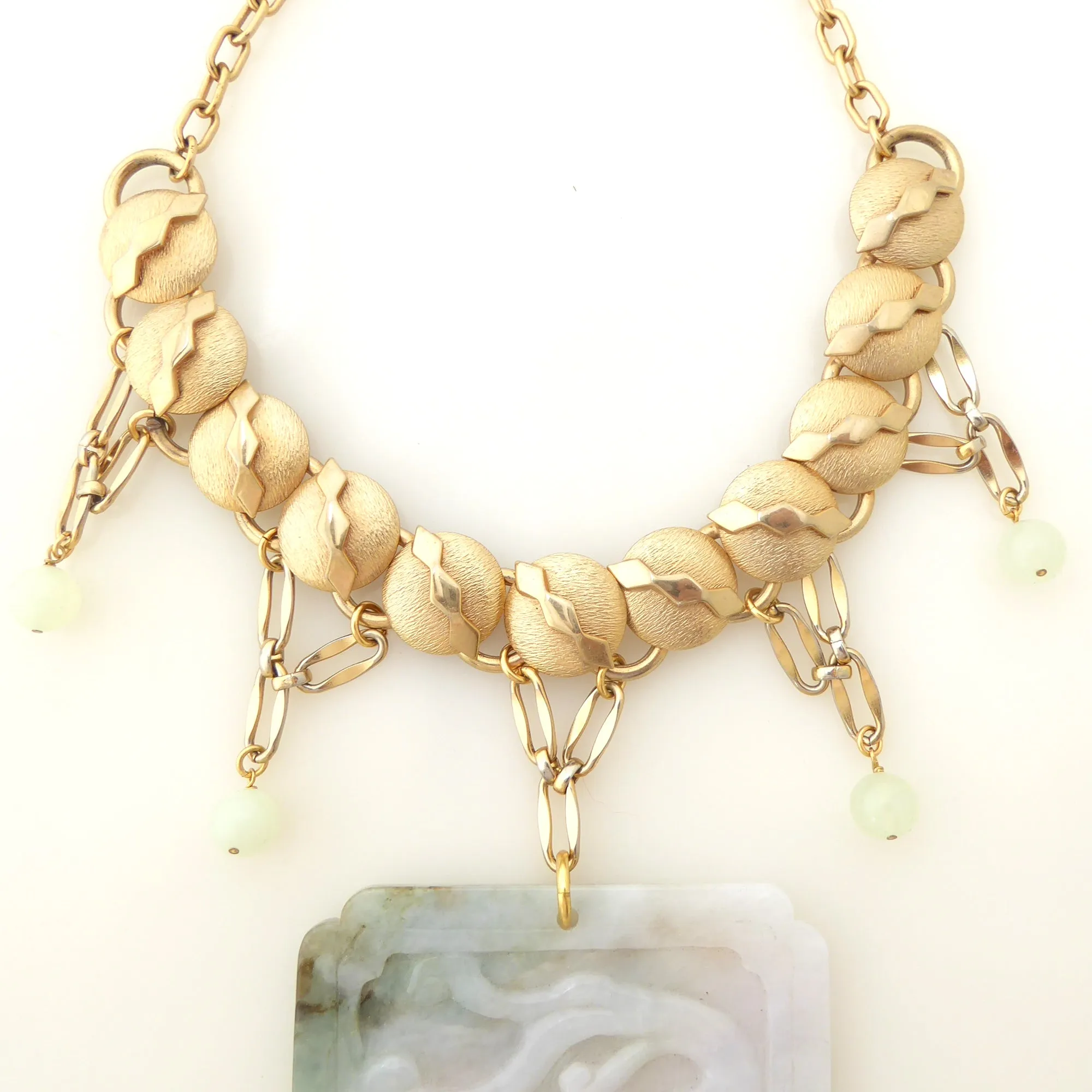 Jade dragon necklace