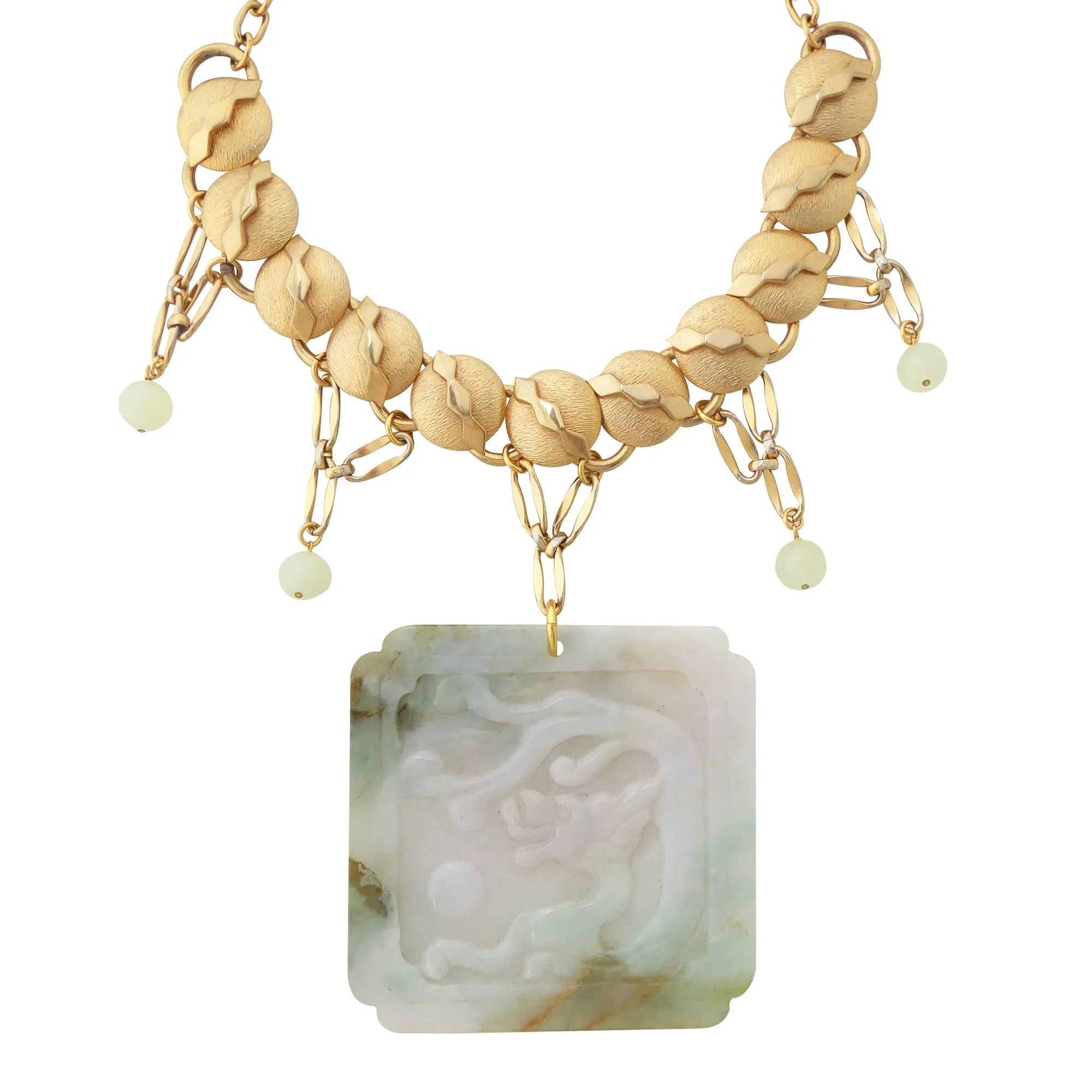 Jade dragon necklace