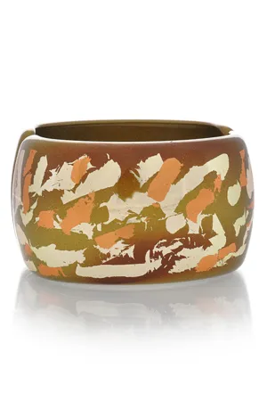 KENNETH JAY LANE Camouflage Olive Cuff