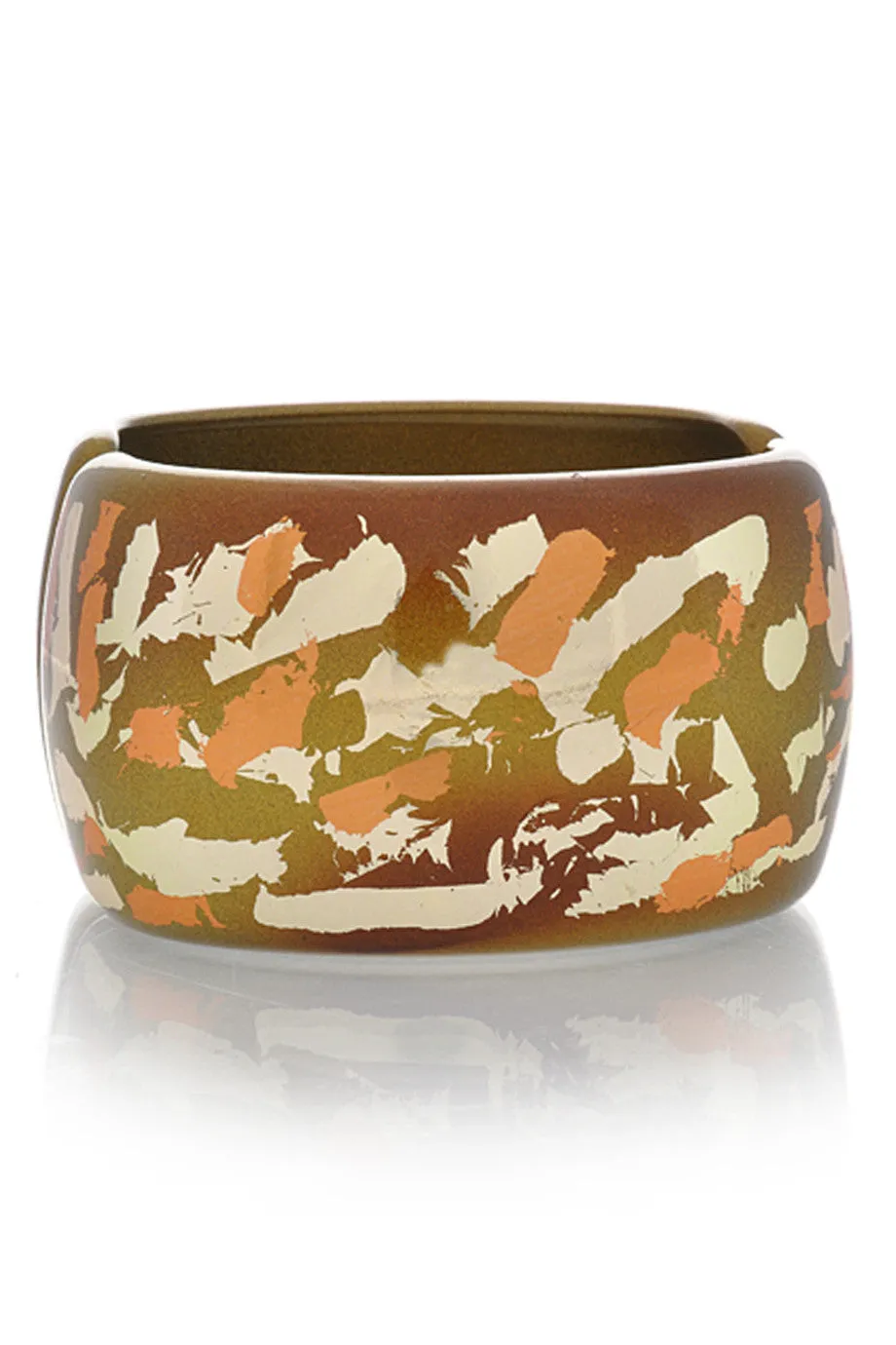 KENNETH JAY LANE Camouflage Olive Cuff