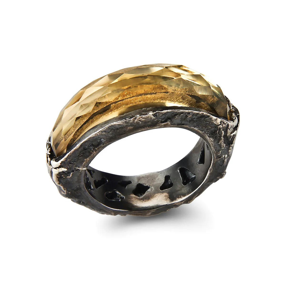 Kika Alvarenga Smoky Quartz Ring