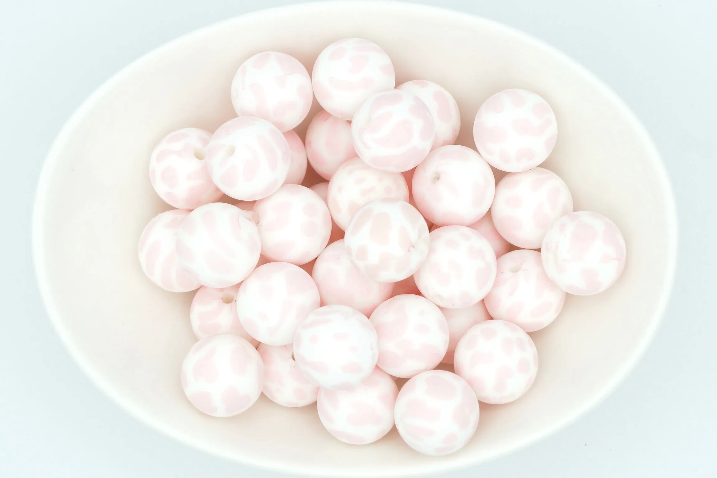 Light Pink Cow Print