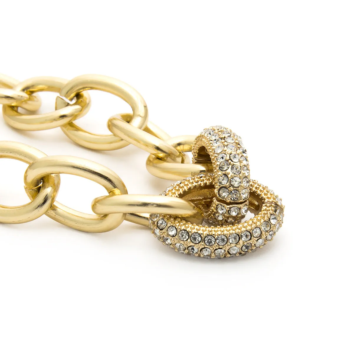 Luxury Bracelet for Women Charm Punk Jewelry Charm Bracelet Boho Gemstone Interlocking Gold