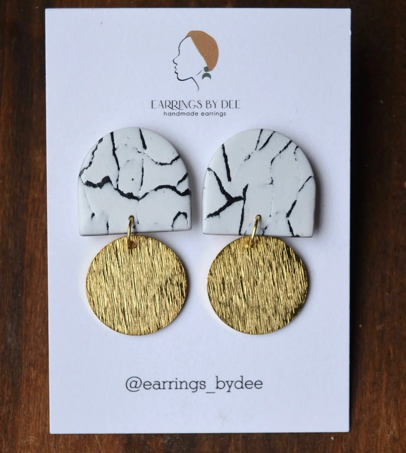 Marble Halls Statement Earrings