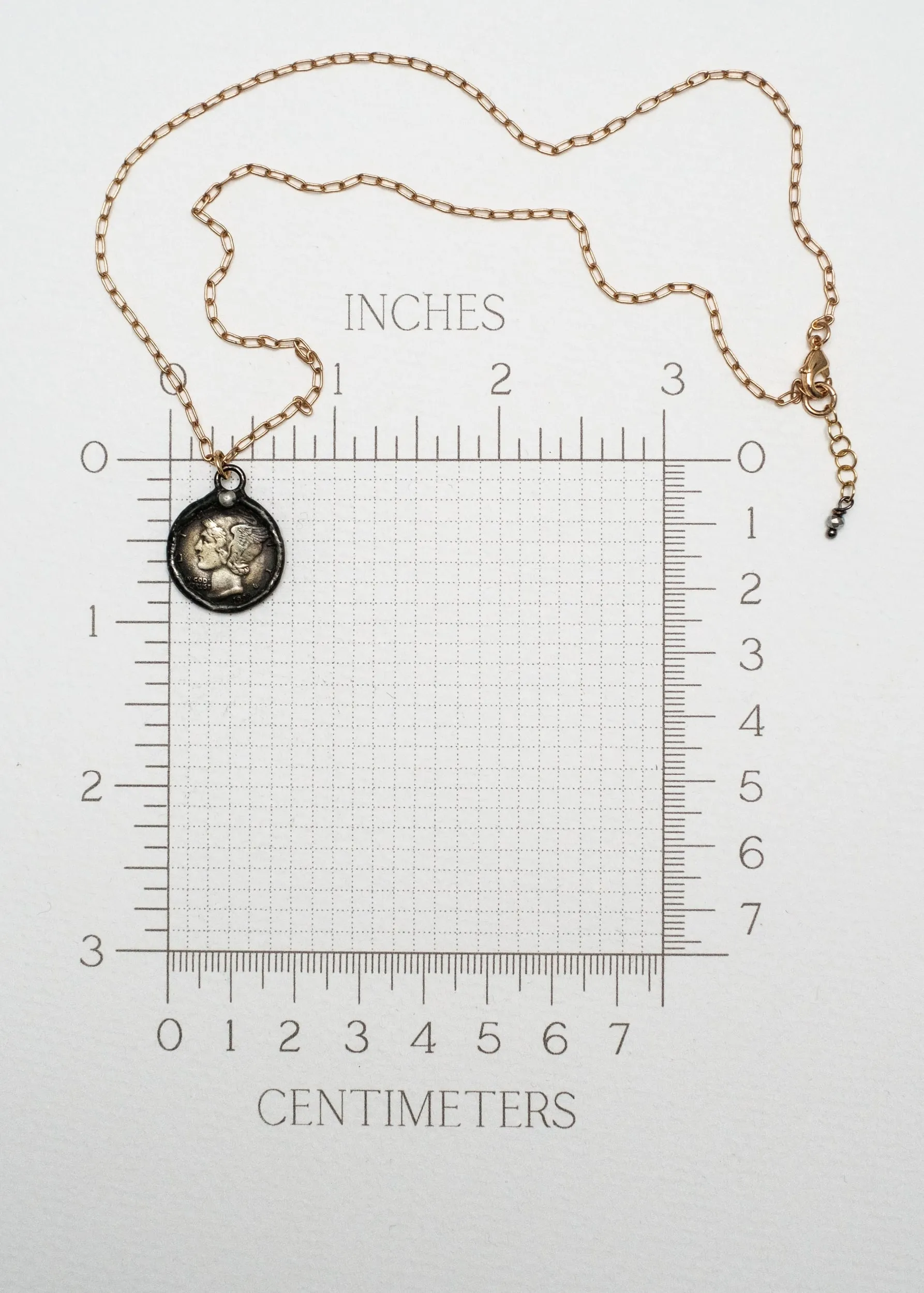 Mercury Coin Necklace