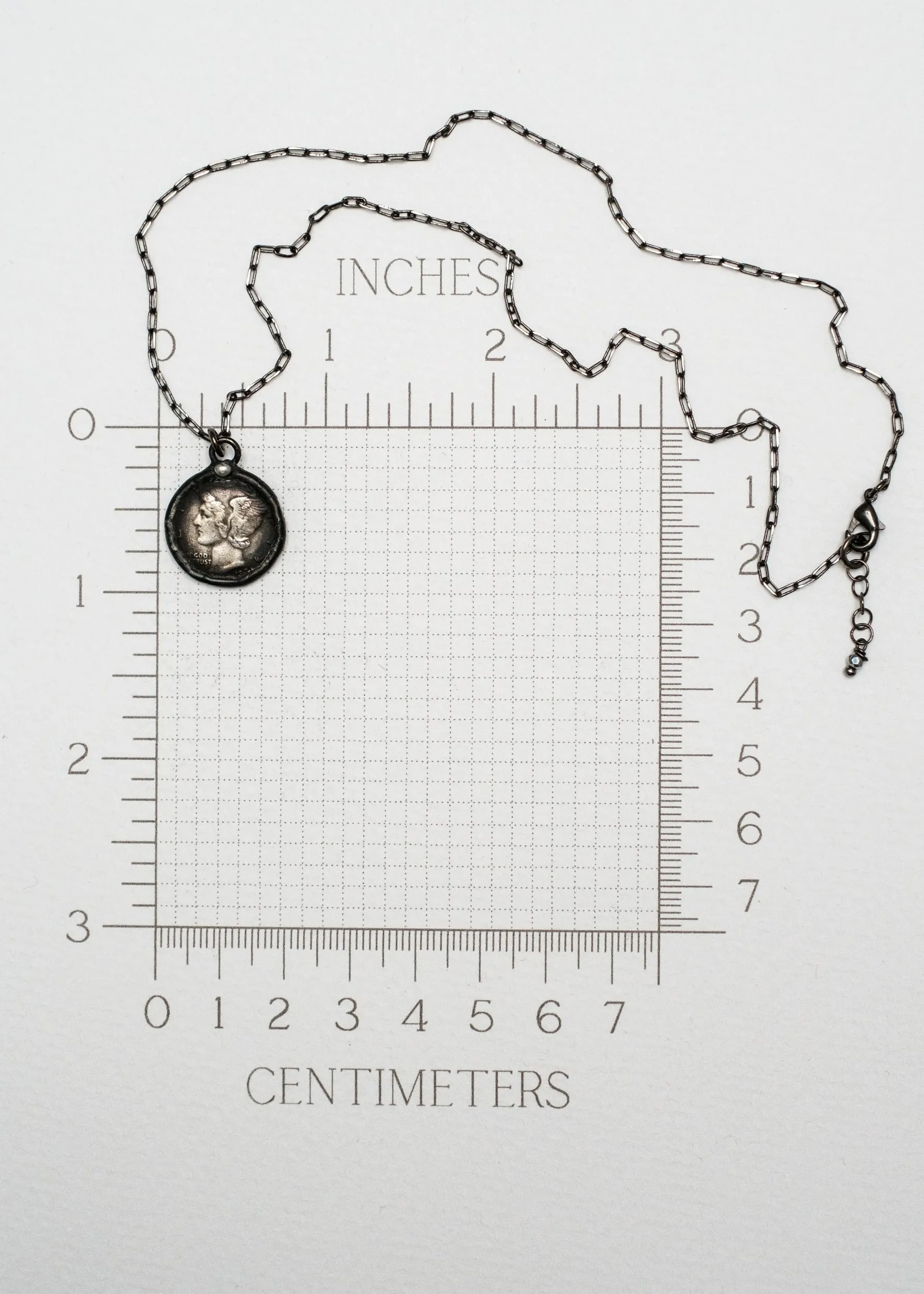 Mercury Coin Necklace