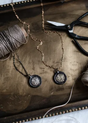 Mercury Coin Necklace