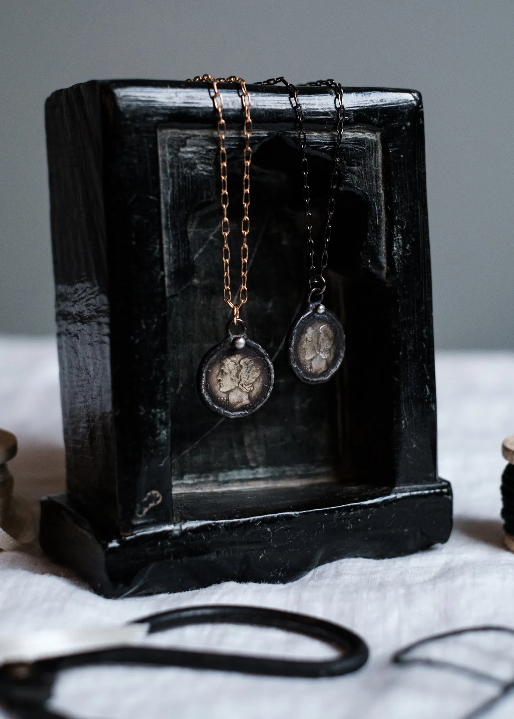 Mercury Coin Necklace