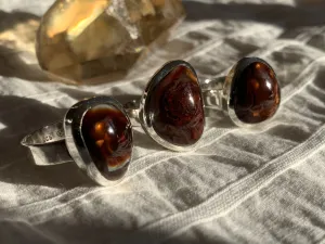 Mexican Fire Agate Naevia Ring - Mix