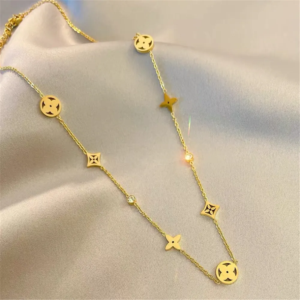 Minimalist Lucky Floral Extender Necklaces