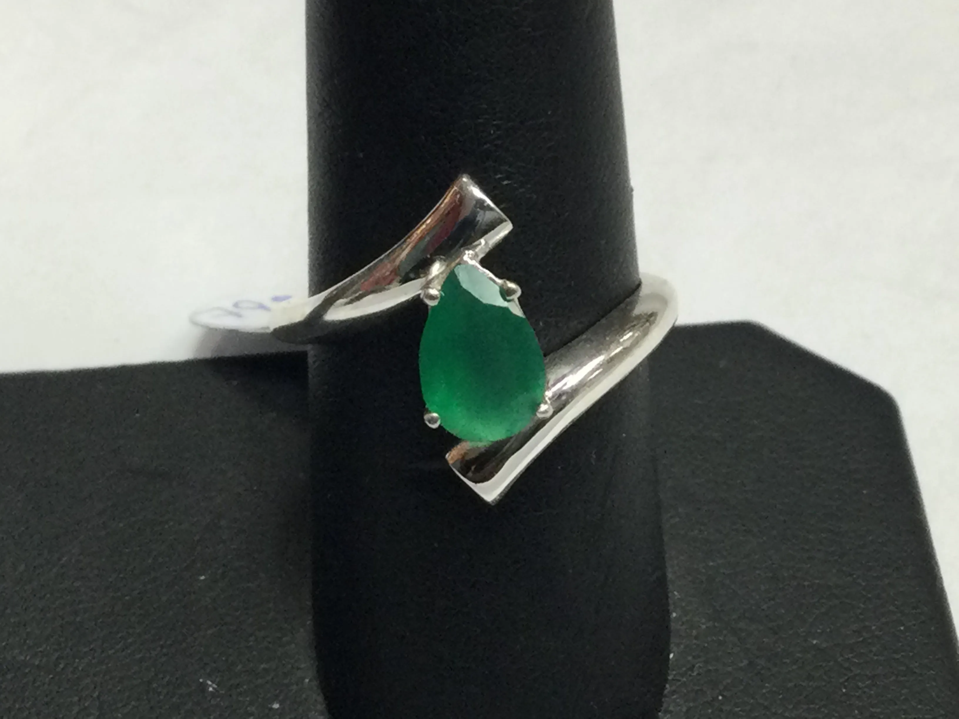 Modern Drop Cut Ring (Various Stones)