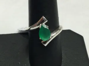 Modern Drop Cut Ring (Various Stones)
