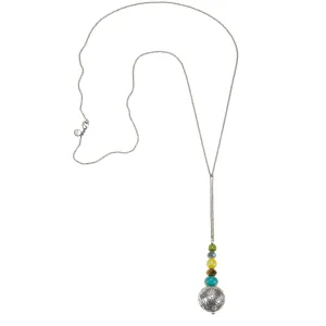 MULTI COLOR BEADS LONG NECKLACES #293TQ1201 (8B2/8B5/8F1)